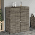Armadio da Esterno in cm 2 Maniglie 2 Mini Chiavistelli in di Abete Ampio Spazio Interno e Piano di Appoggio RELAX4LIFE 77 x 56 x 72 Legno Legno per Giardino Veranda Facile Montaggio