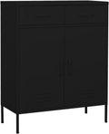 Armadietto Casa Giardino 5 cm Acciaio 80 x 35 x 101 Nero