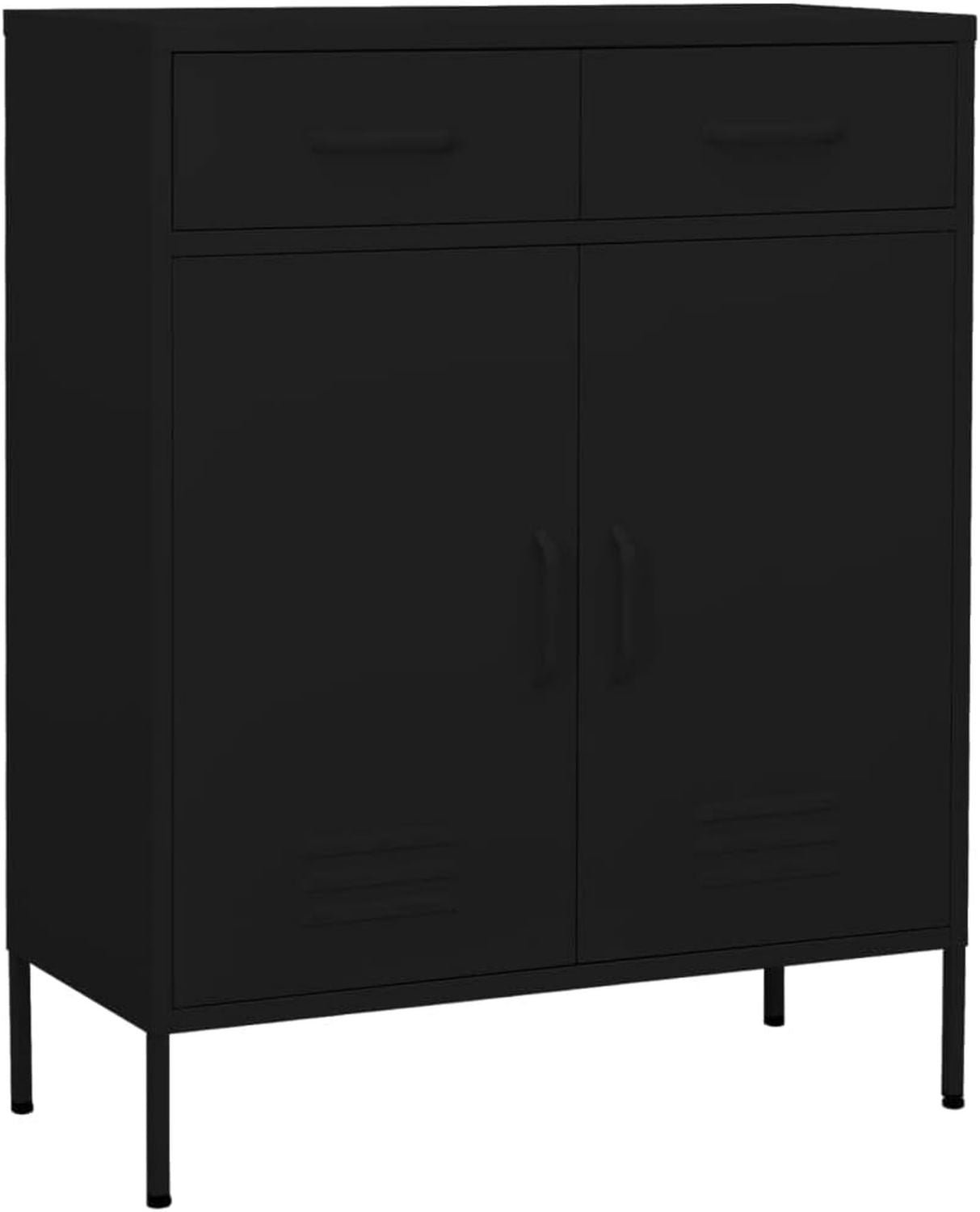 Armadietto Casa Giardino 5 cm Acciaio 80 x 35 x 101 Nero