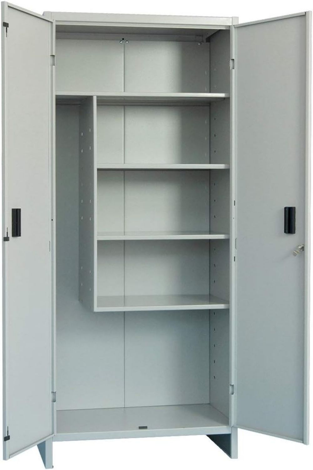 Armadio Keter Alto Gulliver 4 Ripiani Regolabili da Esterno Ideale 80 x 44 x 182 per Balcone e Giardino Sabbia Beige H Cm