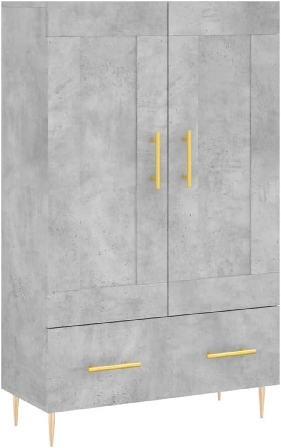 Credenza Home Giardino cm Ingegnerizzato 57 x 35 x 70 Grigio Legno