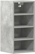 vidaXL Bovenkast Riga 30x29 5x60 cm bewerkt hout betongrijs