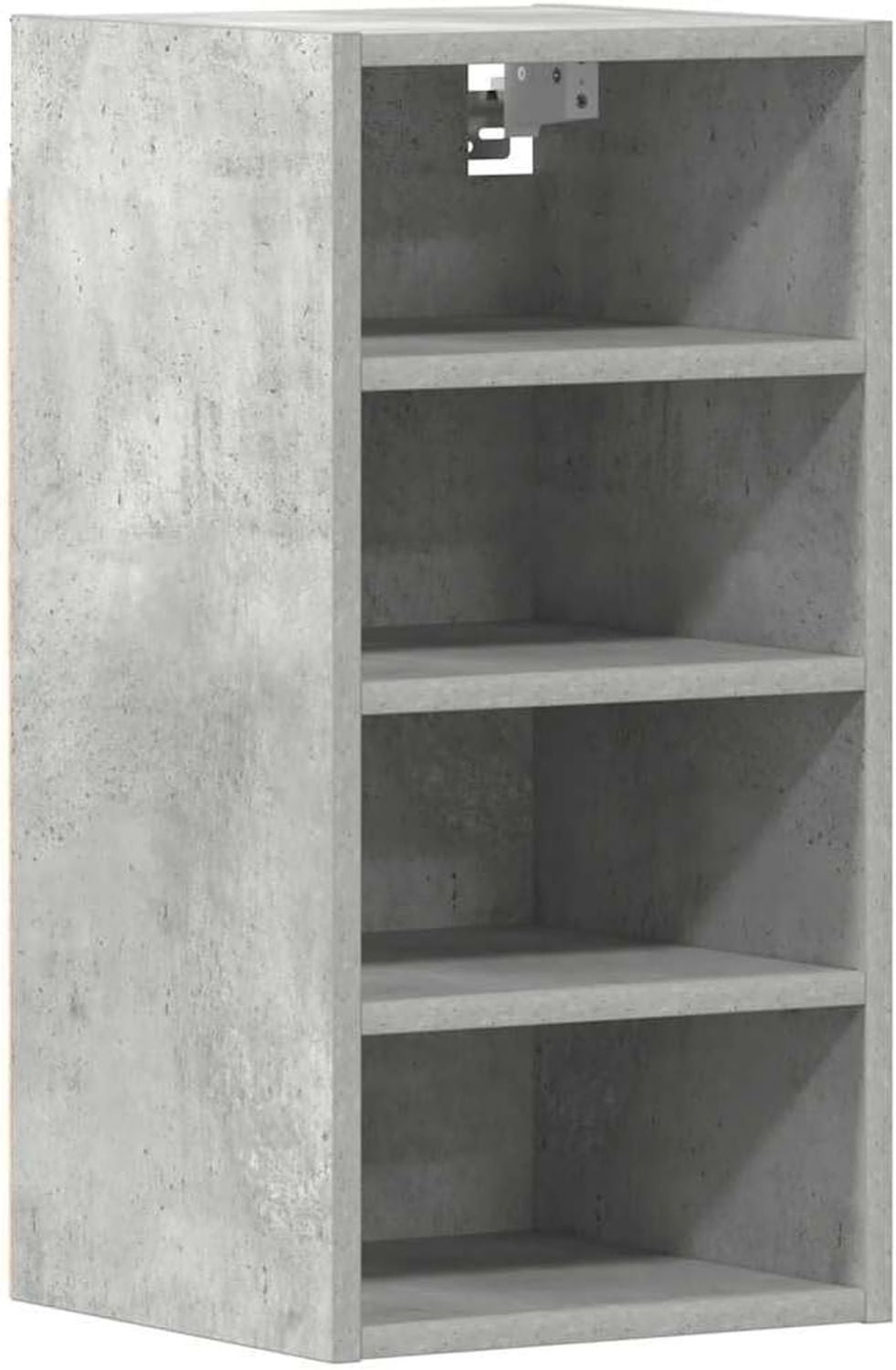 vidaXL Bovenkast Riga 30x29 5x60 cm bewerkt hout betongrijs