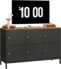 Armadietto Sightlife in metallo x x nero per comodi camera da letto armadio multiuso credenza da cucina TV comò 120 40 76 cm