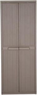 Armadio Generico da Giardino cm in PP Aspetto Mobili Armadietti e portaoggetti Armadietti e stipi 17.7 kg 151240 65 x 45 x 172 Marrone Legno Marrone